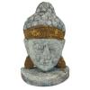 Besakih Fából Faragott Buddha Fej