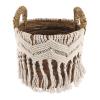 Boho Makramés Tároló Kosár