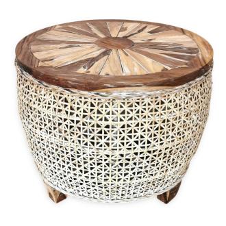 Wayan Rattan Dohányzó Asztal